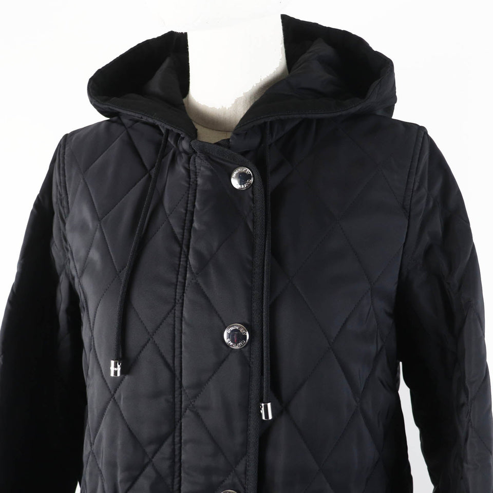 Burberry coat 8035506 Outer: 100% nylon, Part: 70% cotton, Part: 30% polyester, Part: 100% cotton, Filling: 100% polyester black Women XS