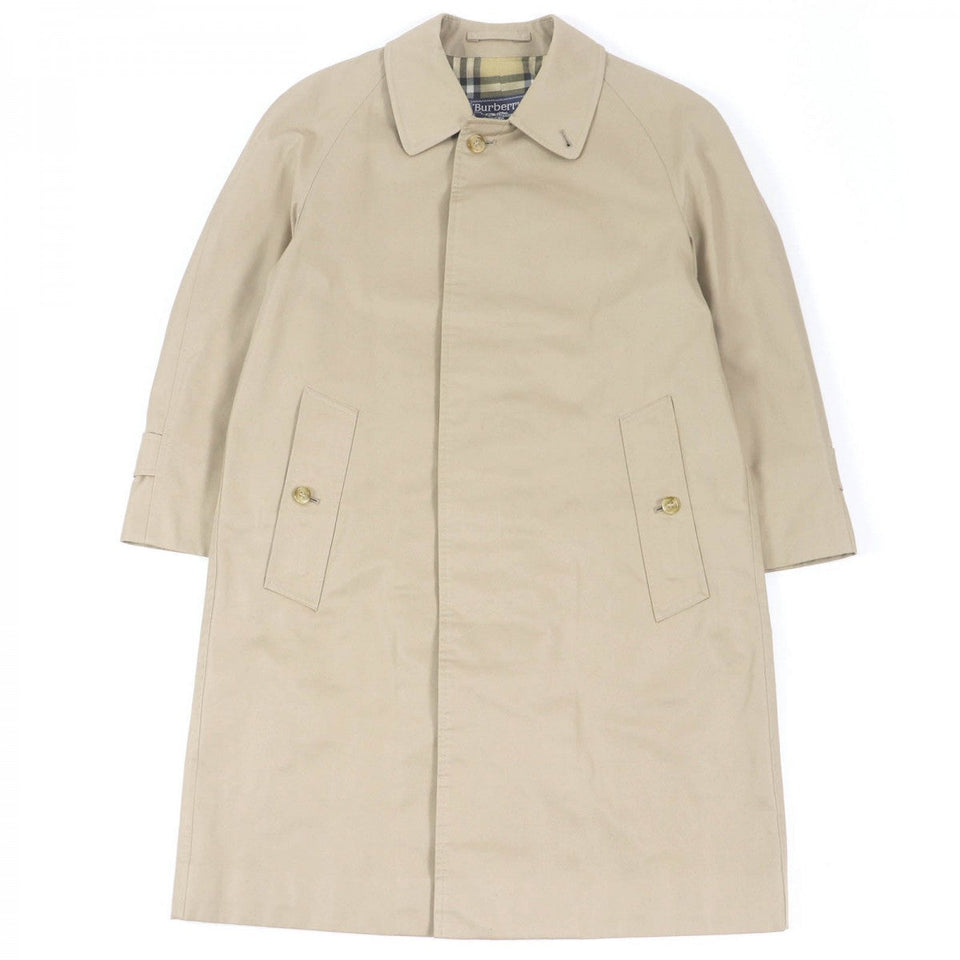 Burberry Stainless collar coat Outer: 51% cotton, Outer: 49% polyester, Lining: 50% polyester, Lining: 50% cotton beige mens 40