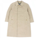 Burberry Stainless collar coat Outer: 51% cotton, Outer: 49% polyester, Lining: 50% polyester, Lining: 50% cotton beige mens 40