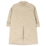 Burberry Stainless collar coat Outer: 51% cotton, Outer: 49% polyester, Lining: 50% polyester, Lining: 50% cotton beige mens 40