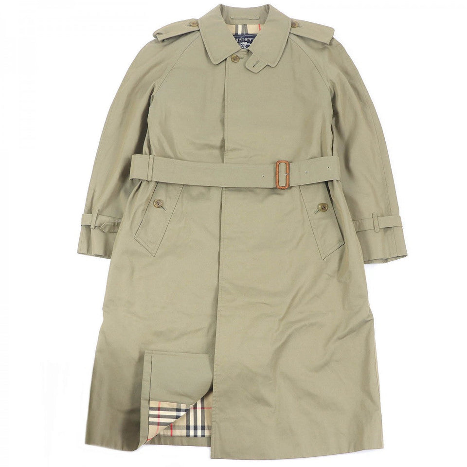Burberry trench coat Main: 100% cotton, sleeve lining: 100% polyester iridescent mens