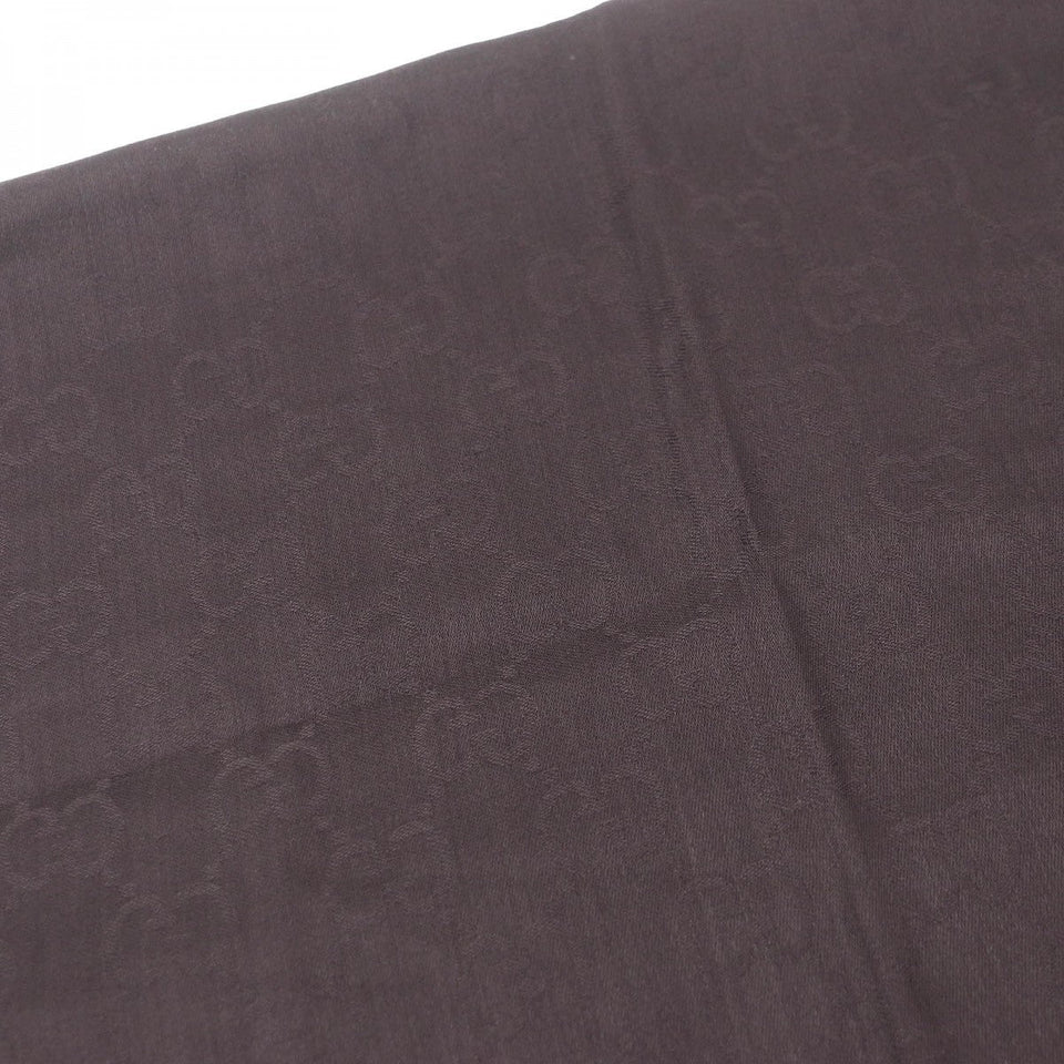 Gucci Scarf 165904 Main: 70% wool, Main: 30% silk Brown mens