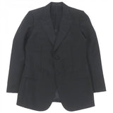 Gucci tailored jacket 457776 Outer: 60% mohair, Outer: 40% wool, Lining: 68% rayon, Lining: 32% silk, Sleeve lining: 100% rayon black DIY mens 46