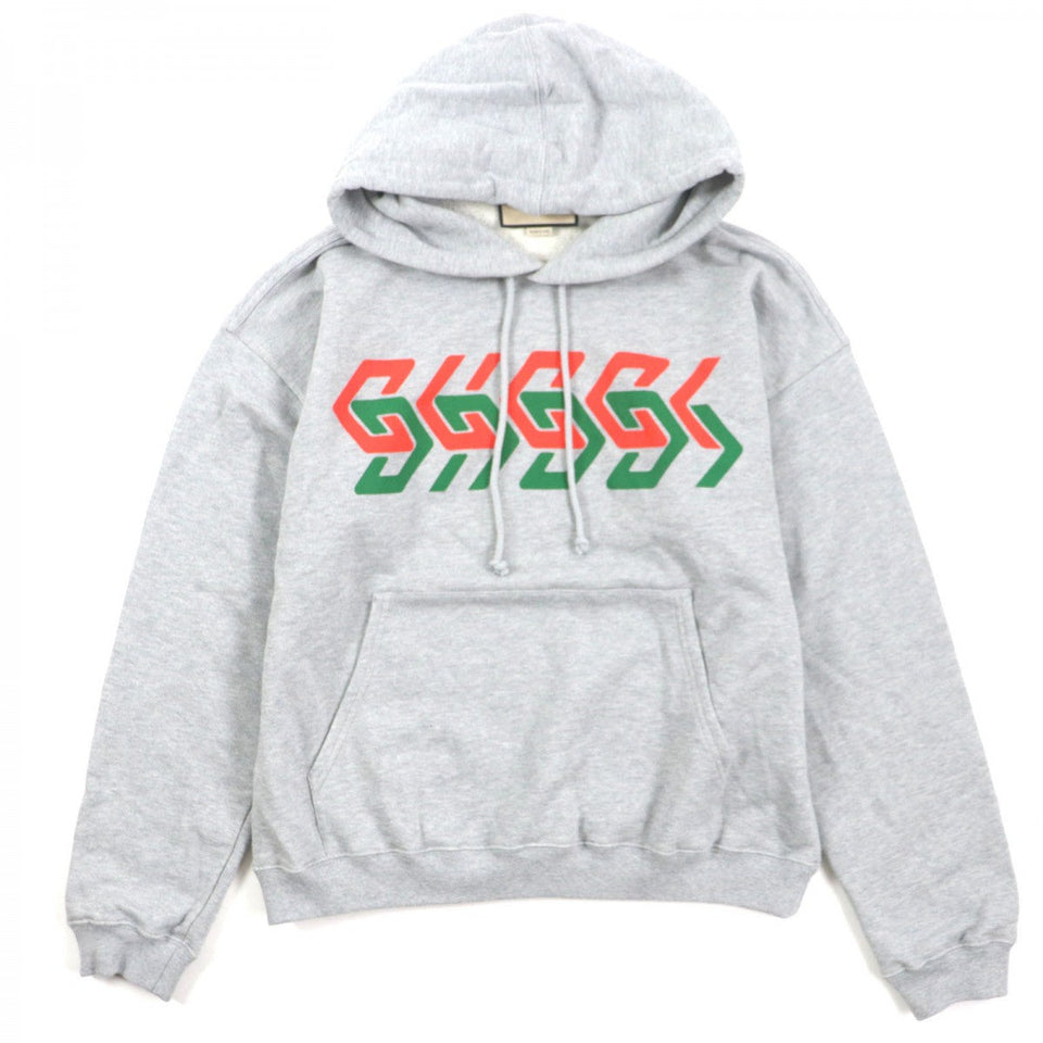 Gucci Hoodie 715911 Main: 100% cotton, part: 97% cotton, part: 3% polyurethane gray mens S