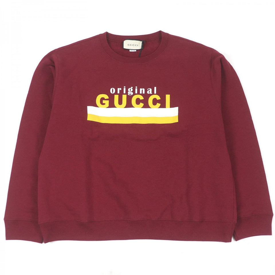 Gucci sweat 626990 Main: 100% cotton Bordeaux mens L