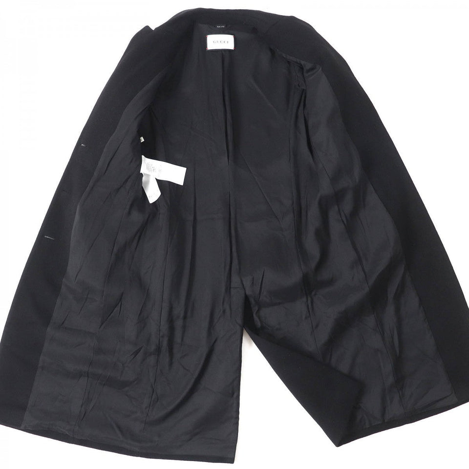 Gucci Chester coat 455739 Outer: 100% wool, Lining: 80% viscose (rayon), Lining: 20% polyester black Women 36