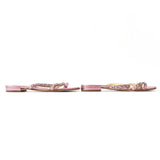 Chanel COCO Chain Flat Sandals Pink 35.5