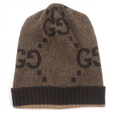Gucci Knit cap 676827 Main: 100% cashmere Brown mens M