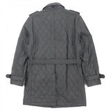 Burberry BLACK LABEL trench coat Outer: 60% polyester, Outer: 40% cotton, Filling: 100% polyester, Lining: Cupra, Lining: Polyester Dark gray mens M