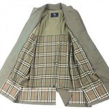 Burberry LONDON Stainless collar coat Outer: 100% cotton, Lining: cotton, Sleeve lining: polyester, Liner: 90% wool, Liner: 10% cashmere iridescent mens
