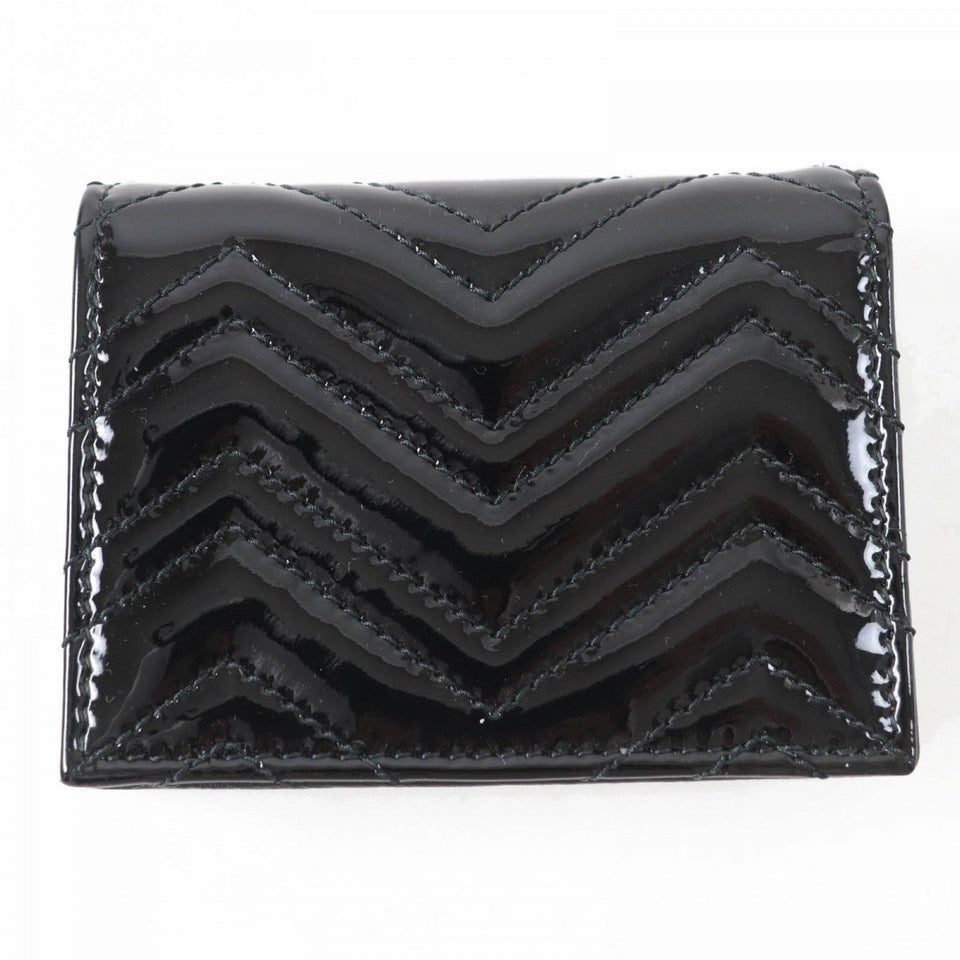 Gucci Bifold Wallet 466492 Main: Patent leather black Women