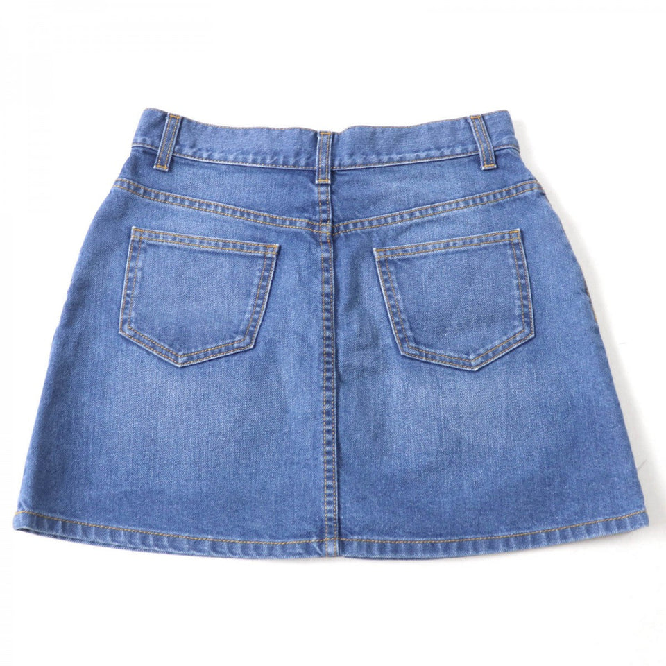 Gucci Mini skirt 456973 Main: 100% cotton, some: acrylic, some: polyester, some: wool Indigo Women 42