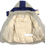 Gucci Down jacket 715535 Main: 71% cotton, Main: 29% polyester, Main: 100% nylon, Main: 100% polyester, Lining: 100% cotton Beige navy mens 48