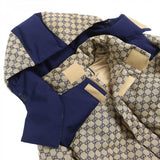 Gucci Down jacket 715535 Main: 71% cotton, Main: 29% polyester, Main: 100% nylon, Main: 100% polyester, Lining: 100% cotton Beige navy mens 48