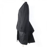 Burberry coat Main: 100% virgin wool, Lining: 100% silk, Part: 96% nylon, Part: 4% polyurethane, Filling: 100% polyester black Women 38