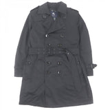 Burberry LONDON trench coat Outer material: 53% nylon, Outer material: 47% polyester, Lining: cupra, Lining: polyester, Leather part: cowhide black mens M