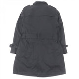 Burberry LONDON trench coat Outer material: 53% nylon, Outer material: 47% polyester, Lining: cupra, Lining: polyester, Leather part: cowhide black mens M