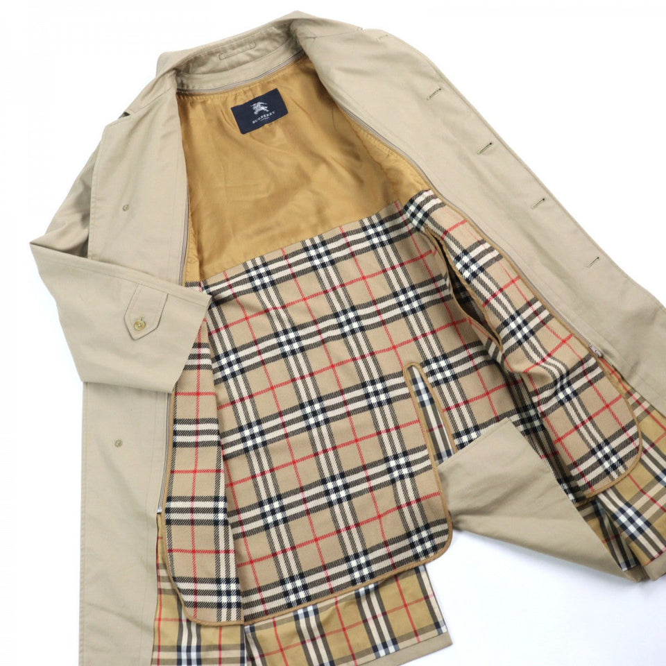 Burberry LONDON Stainless collar coat BBB55-970-42 Outer: 75% cotton, Outer: 25% polyester, Lining: polyester, Lining: cotton, Sleeve lining: polyester beige mens