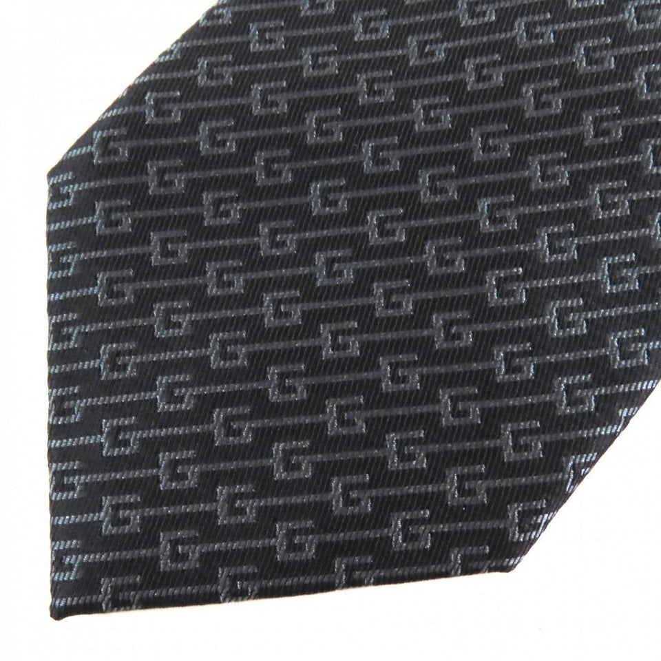 Gucci tie Main: 100% silk, Lining: 60% cupra, Lining: 40% silk Dark brown gray mens