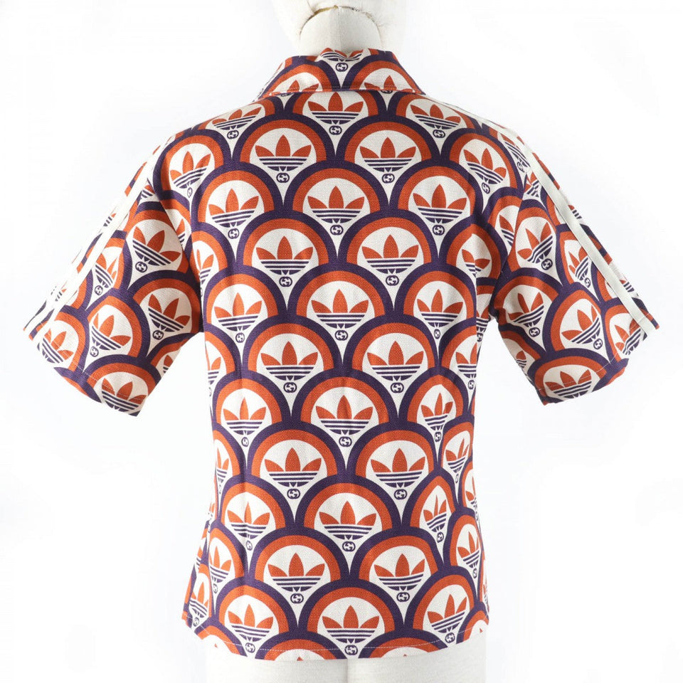 Gucci Short sleeve shirt 703002 Main: 100% cotton, part: 95% polyester, part: 5% polyurethane Orange type Women 36