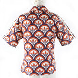 Gucci Short sleeve shirt 703002 Main: 100% cotton, part: 95% polyester, part: 5% polyurethane Orange type Women 36
