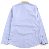Gucci Long sleeve shirt 521946 Outer material: 100% cotton, part: 53% rayon, part: 24% silk, part: 23% metal Blue gold mens 41|16