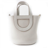 Hermes Handbag Main FTaurillon Clemence white in the loop 18 Women