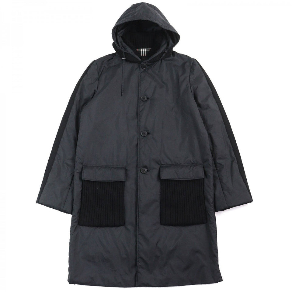 Burberry BLACK LABEL coat Outer: 100% polyester, Part: 100% wool, Filling: 100% polyester, Lining: Polyester, Lining: Cupra black mens L