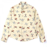 Gucci Long sleeve shirt 586940 Main: 100% silk beige ZACME mens 50