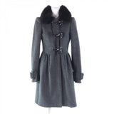 Burberry LONDON coat Outer: 80% wool, Outer: 20% cashmere, Lining: 50% acetate, Lining: 50% viscose (rayon), Part: 60% acetate gray Women 38