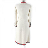 Gucci one piece 551562 Outer material: 84% cotton, Outer material: 14% rayon, Outer material: 2% nylon, Part: 50% cotton, Part: 50% rayon off white Women 36