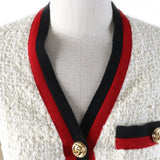 Gucci one piece 551562 Outer material: 84% cotton, Outer material: 14% rayon, Outer material: 2% nylon, Part: 50% cotton, Part: 50% rayon off white Women 36