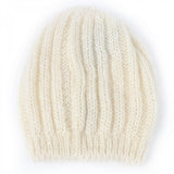 Gucci Knit cap 331985 Main: 70% mohair, Main: 30% silk, Part: metal Ivory Women L