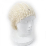 Gucci Knit cap 331985 Main: 70% mohair, Main: 30% silk, Part: metal Ivory Women L