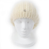 Gucci Knit cap 331985 Main: 70% mohair, Main: 30% silk, Part: metal Ivory Women L