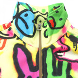 Gucci Track jacket 714464 Outer: 55% polyester, Outer: 45% cotton, Lining: 100% polyester, Part: 50% rayon, Part: 30% cotton multicolor DANS LE VENT mens L