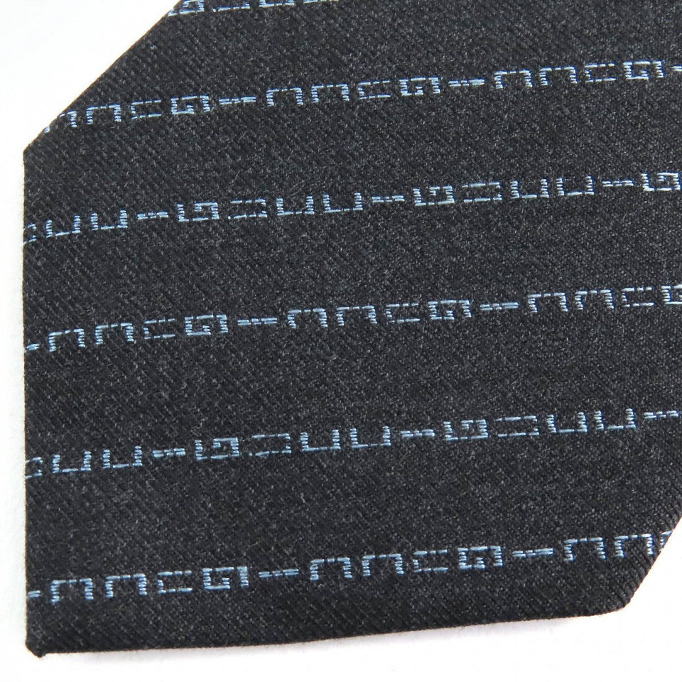 Gucci tie Main: 100% wool, Lining: 60% cupra, Lining: 40% silk Dark gray mens