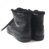 Gucci High cut sneakers 162958 Main: Shima leather black Web line mens 7.5