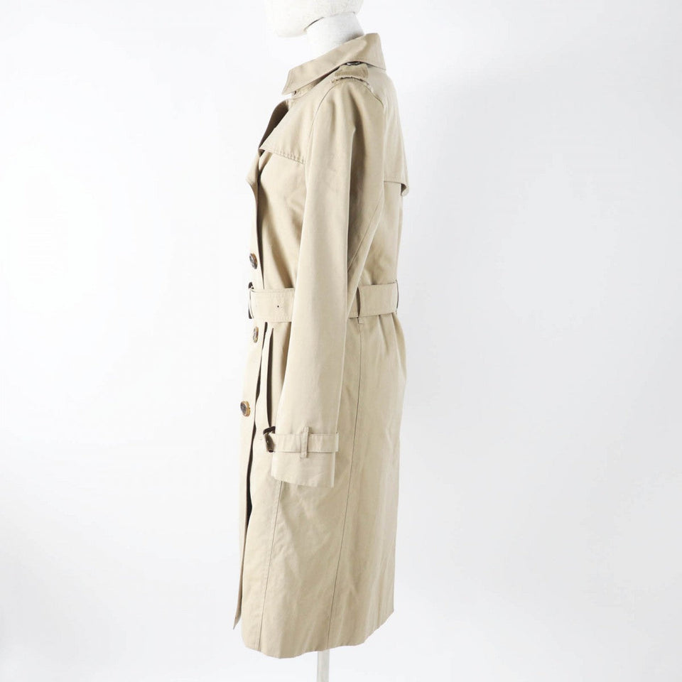 Burberry LONDON trench coat B1A88-330-51 Main: 100% cotton, Leather part: cowhide, Lining: cotton, Sleeve lining: cupra, Liner: 100% wool beige Women 38
