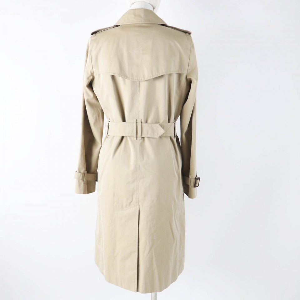 Burberry LONDON trench coat B1A88-330-51 Main: 100% cotton, Leather part: cowhide, Lining: cotton, Sleeve lining: cupra, Liner: 100% wool beige Women 38