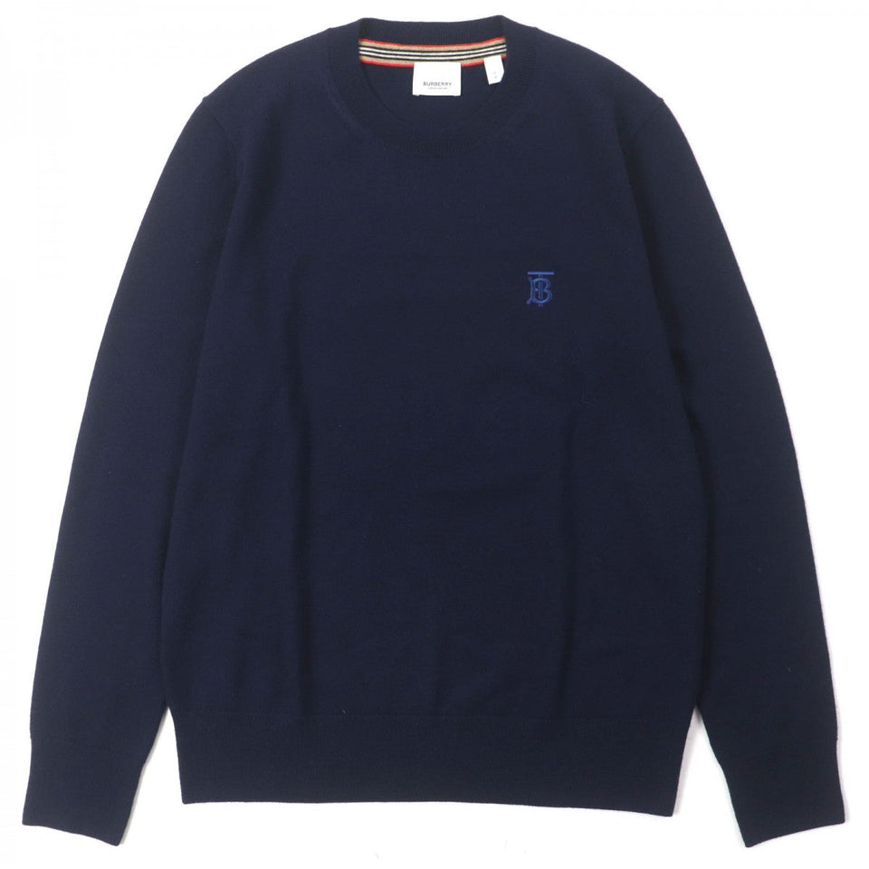 Burberry sweater 8018668 Main: 100% wool, part: 95% wool, part: 4% nylon, part: 1% elastane, part: 98% wool Navy Monogram Motif Sweater mens S