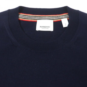 Burberry sweater 8018668 Main: 100% wool, part: 95% wool, part: 4% nylon, part: 1% elastane, part: 98% wool Navy Monogram Motif Sweater mens S