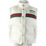 Gucci Down jacket 683216 Main: 100% nylon, part: 65% rayon, part: 35% cotton, part: 100% polyester, filling: 90% down Ivory Women 36