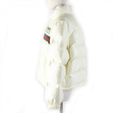 Gucci Down jacket 683216 Main: 100% nylon, part: 65% rayon, part: 35% cotton, part: 100% polyester, filling: 90% down Ivory Women 36