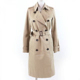 Burberry LONDON trench coat B1A88-430-51 Main: 100% cotton, Part: Cowhide, Lining: Cotton, Sleeve lining: Cupra, Liner: 100% wool beige Women 36