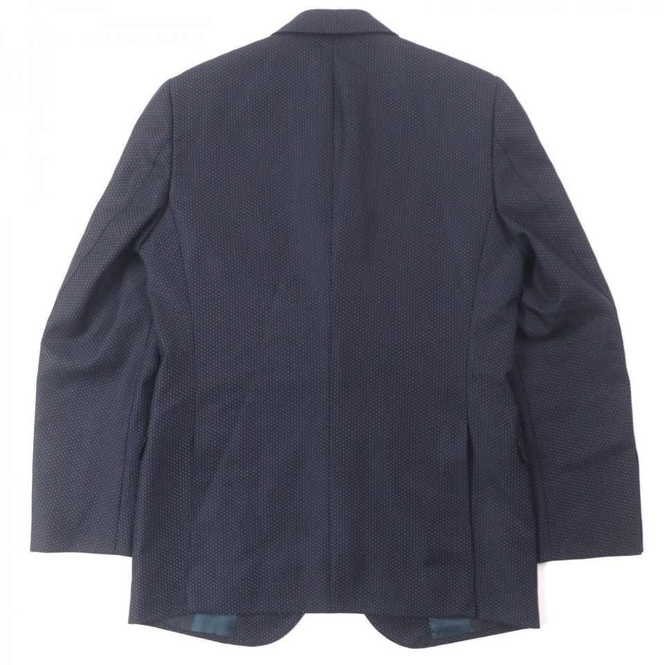 Gucci setup 310824 Outer: 80% wool, Outer: 20% mohair, Lining: 100% rayon Navy mens 48