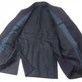 Gucci setup 310824 Outer: 80% wool, Outer: 20% mohair, Lining: 100% rayon Navy mens 48