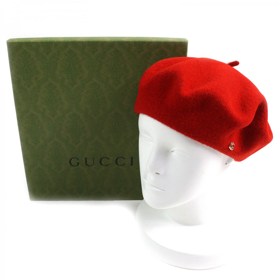 Gucci beret 714343 Main: 100% wool Red Women