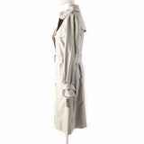 Burberry LONDON trench coat Outer: 63% polyester, Outer: 37% cotton, Lining: 100% cotton, Part: 100% cupra, Part: cowhide beige Women 11
