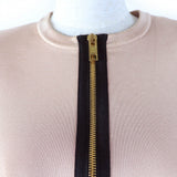 Gucci one piece 678207 Main: 88% rayon, 10% nylon, 2% polyurethane pink beige Women XS